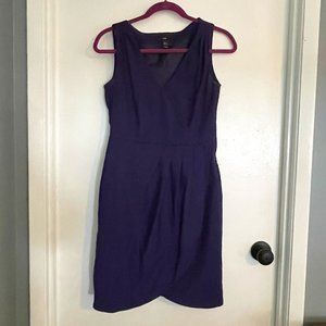 Purple Petal Skirt Dress